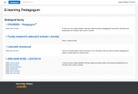 Výukový portál ekurzy.pedagogum.cz v provozu